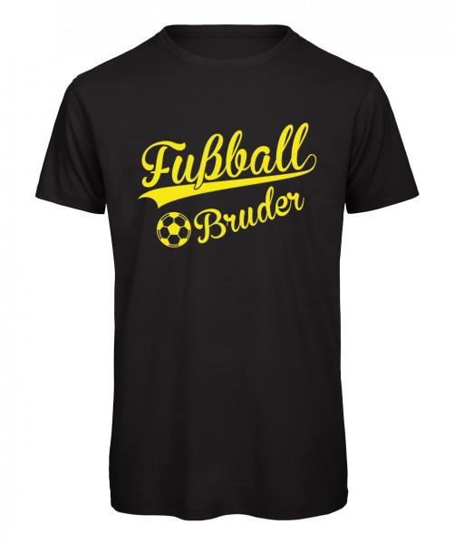 Fußball Bruder T-Shirt Schwarz