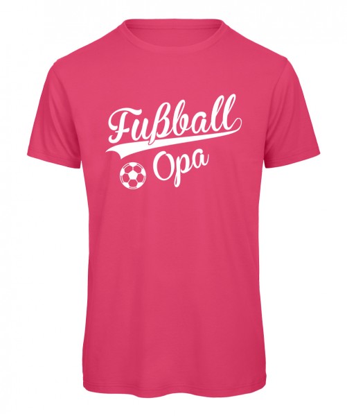 Fußball Opa T-Shirt Pink