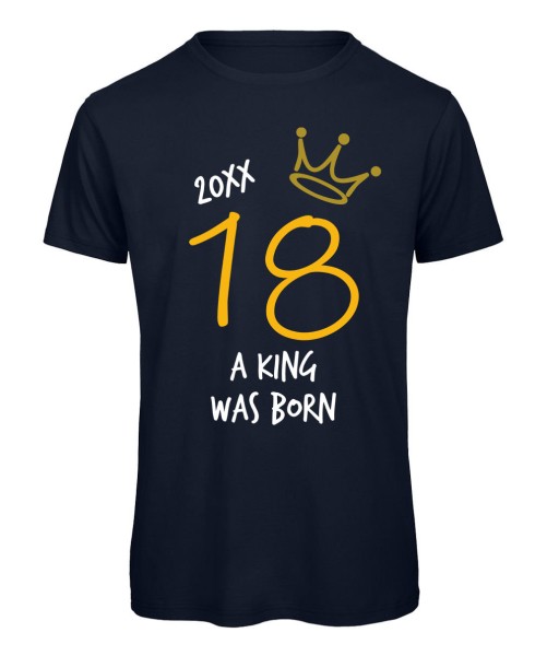 18 A King Was Born - Marineblau