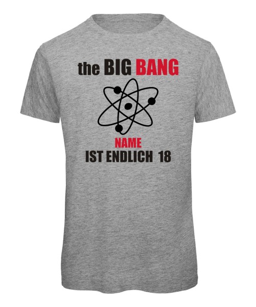 The Big Bang - Geburtstags T-Shirt Rot