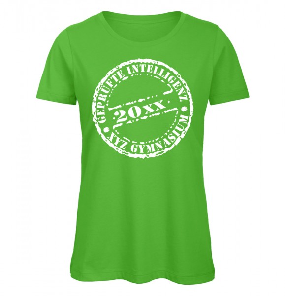 Geprüfte Intelligenz ABI T-Shirt Grün