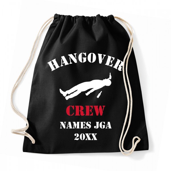 Hangover Crew - JGA Baumwollrucksack  Black