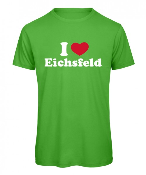 I love Eichsfeld Herz Grün