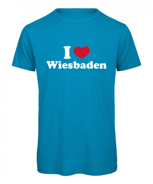 I love Wiesbaden Herz 2 - Kinder Azur