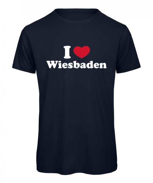 I love Wiesbaden Herz 2 - Kinder Marineblau