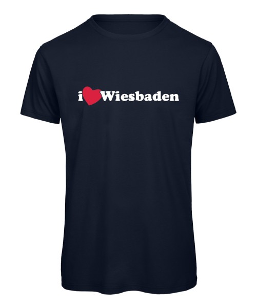 I love Wiesbaden Herz 3 - Kinder Marineblau
