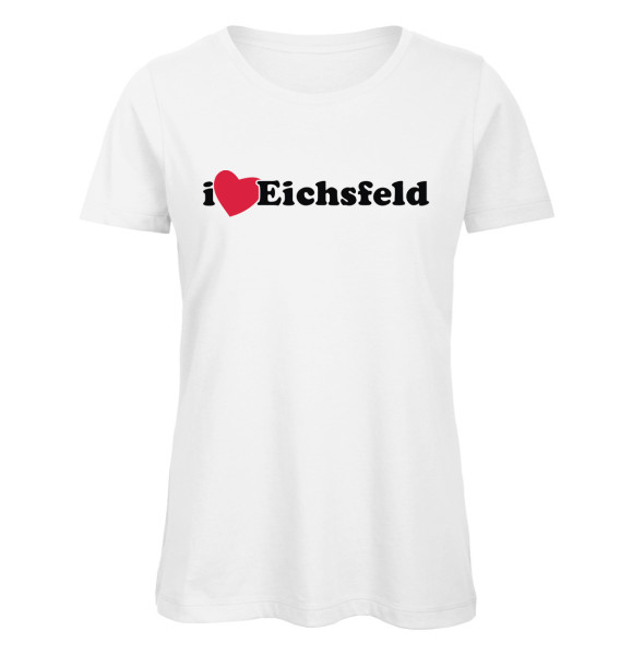 I love Eichsfeld Herz 3 Weiß