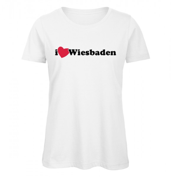 I love Wiesbaden Herz 3 Weiß