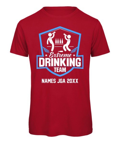 JGA Extrem Drinking Team Herren T-Shirt Lila