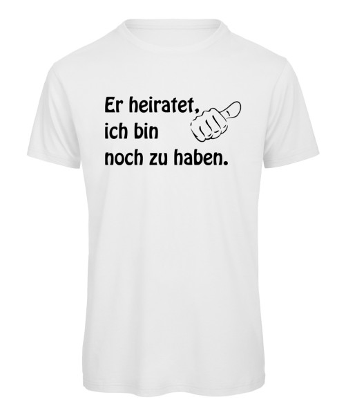 Er heiratet, ich bin noch zu haben Weiß