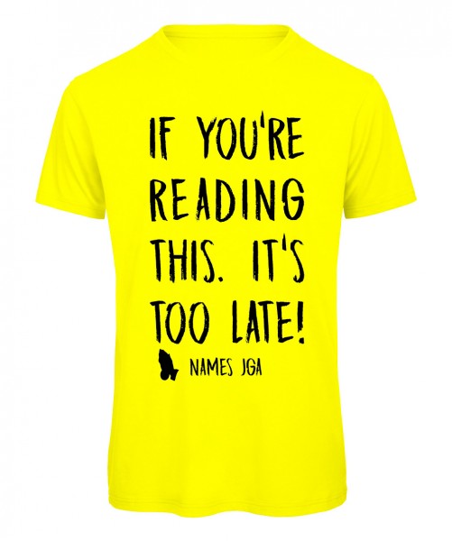 If you reading this its to late JGA T-Shirt Neongelb
