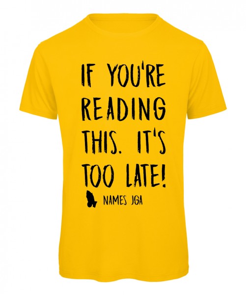 If you reading this its to late JGA T-Shirt Gelb