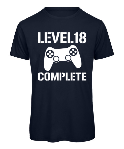 Level 18 Complete Herren T-Shirt - Navy