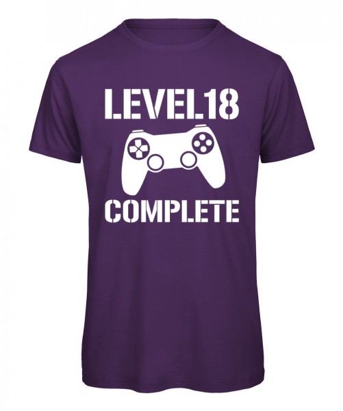 Level 18 Complete Herren T-Shirt - Lila