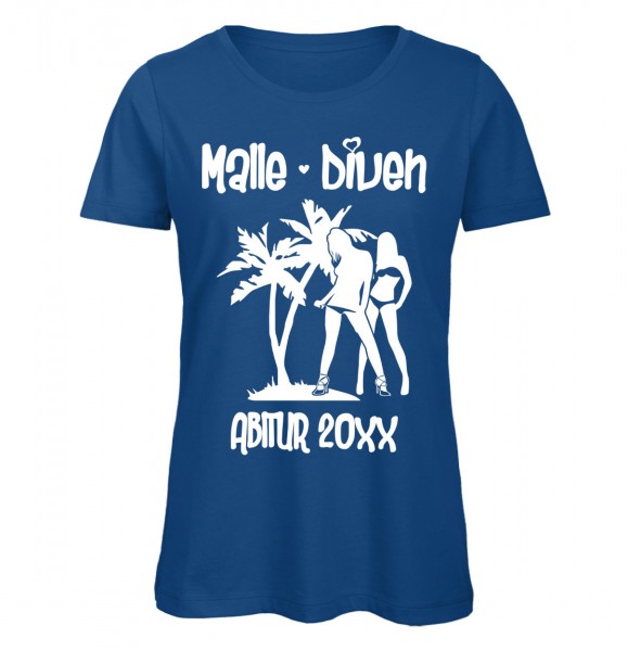 Malle Diven ABI T-Shirt Mädels Royalblau