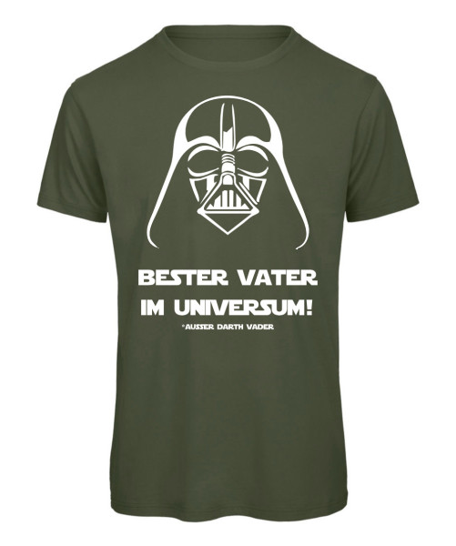 Bester Vater im Universum T-Shirts für Männer Olive