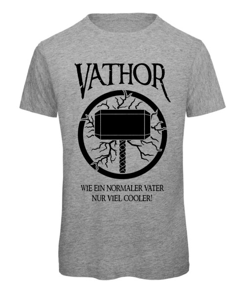 Vathor T-Shirt für den coolen Vater Grau