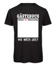 Gästebuch T-Shirt 18. Geburtstag mit Name und Unterschriften
